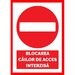 Placuta pentru blocarea cailor de acces interzisa